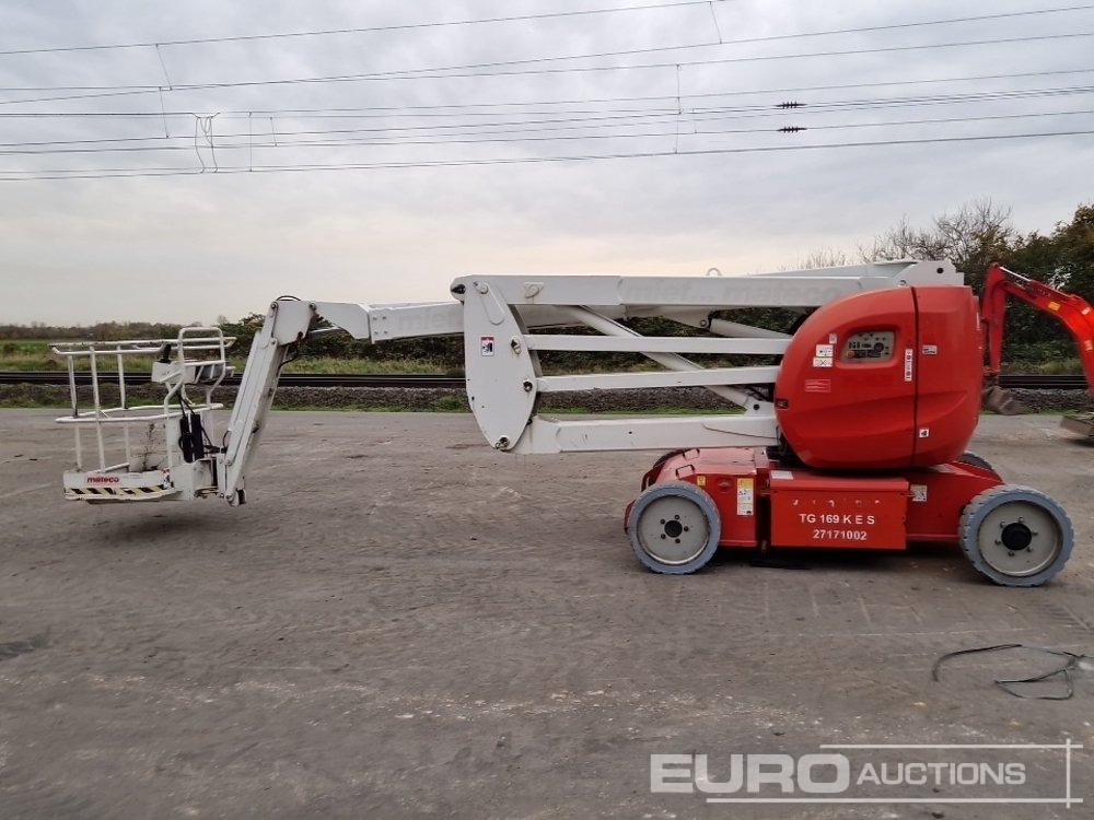 2011 Manitou 170AETJ Articulated Boom Lift, 16.9m Working Height, 200kg Platform Capacity, Non Marking Tyres - Emelő: 2 kép. 2011 Manitou 170AETJ Articulated Boom Lift, 16.9m Working Height, 200kg Platform Capacity, Non Marking Tyres - Emelő: 2 kép.