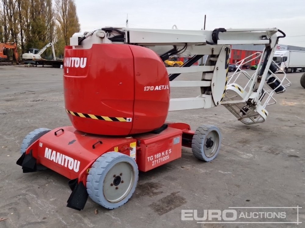 2012 Manitou 170AETJ Articulated Boom Lift, 16.9m Working Height, 200kg Platform Capacity, Non Marking Tyres - Emelő: 5 kép. 2012 Manitou 170AETJ Articulated Boom Lift, 16.9m Working Height, 200kg Platform Capacity, Non Marking Tyres - Emelő: 5 kép.