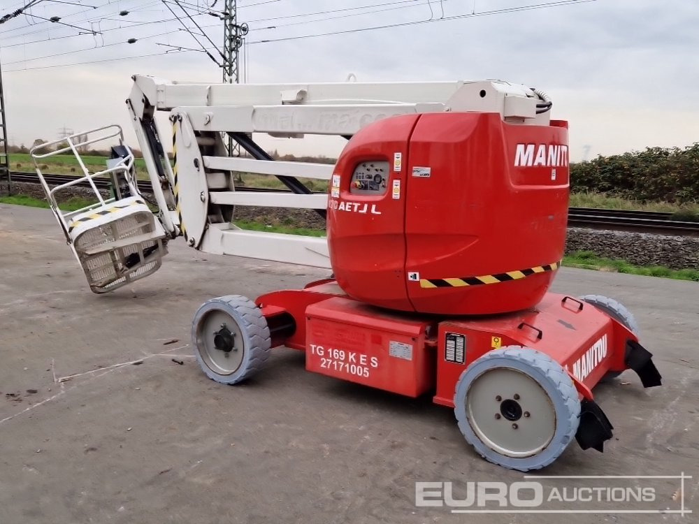 2012 Manitou 170AETJ Articulated Boom Lift, 16.9m Working Height, 200kg Platform Capacity, Non Marking Tyres - Emelő: 3 kép. 2012 Manitou 170AETJ Articulated Boom Lift, 16.9m Working Height, 200kg Platform Capacity, Non Marking Tyres - Emelő: 3 kép.