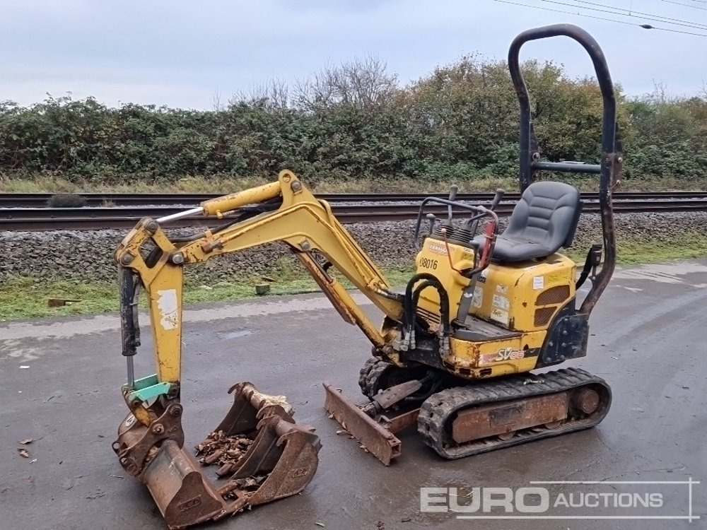 2013 Yanmar SV08-1A(S) - Minikotró: 1 kép. 2013 Yanmar SV08-1A(S) - Minikotró: 1 kép.