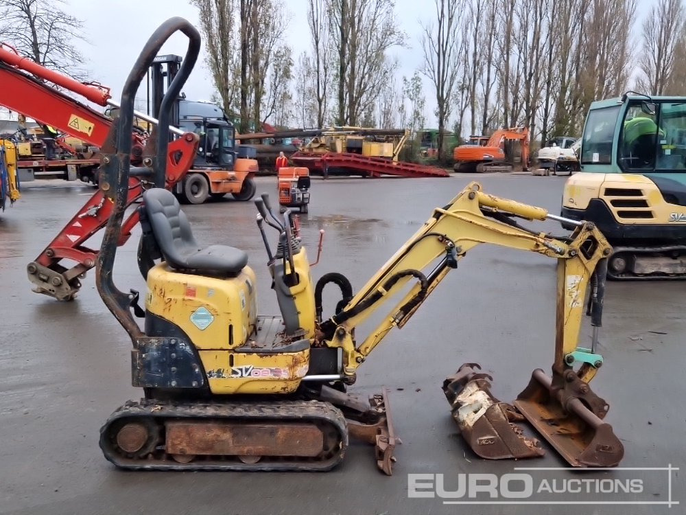 2013 Yanmar SV08-1A(S) - Minikotró: 5 kép. 2013 Yanmar SV08-1A(S) - Minikotró: 5 kép.