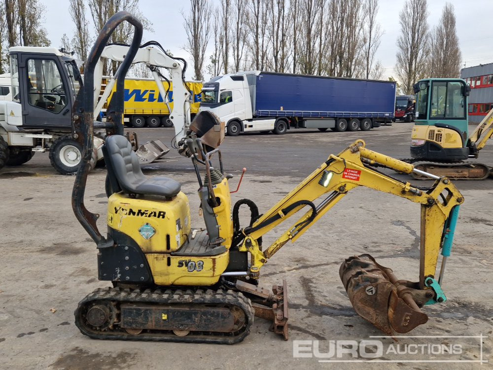 2013 Yanmar SV08-1A(S) - Minikotró: 5 kép. 2013 Yanmar SV08-1A(S) - Minikotró: 5 kép.
