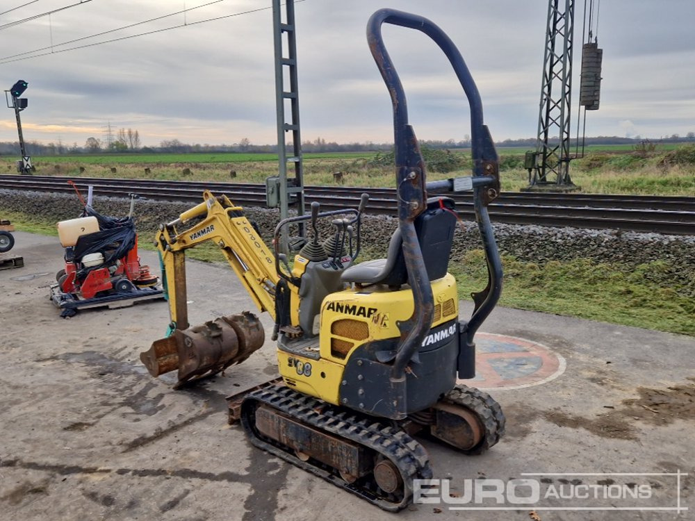 2013 Yanmar SV08-1A(S) - Minikotró: 3 kép. 2013 Yanmar SV08-1A(S) - Minikotró: 3 kép.
