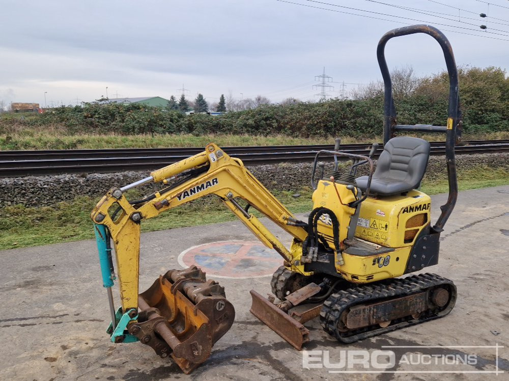 2013 Yanmar SV08-1A(S) - Minikotró: 1 kép. 2013 Yanmar SV08-1A(S) - Minikotró: 1 kép.