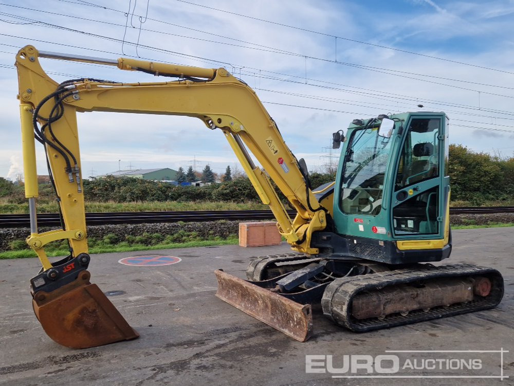 2013 Yanmar ViO80-U - Minikotró: 1 kép. 2013 Yanmar ViO80-U - Minikotró: 1 kép.