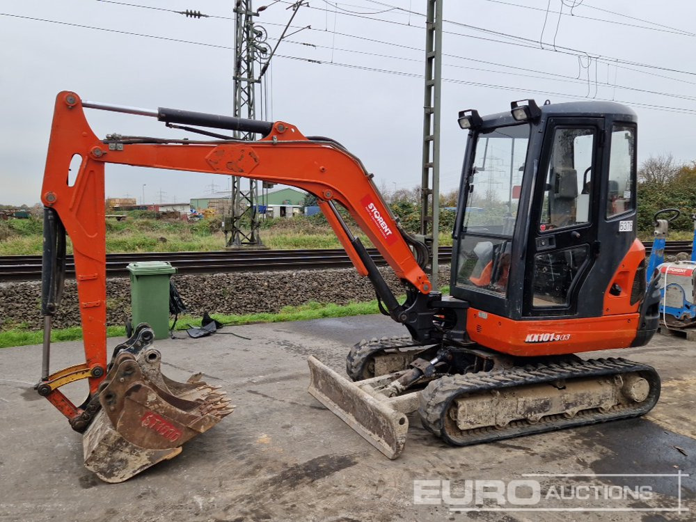 2014 Kubota KX101-3 A3 - Minikotró: 1 kép. 2014 Kubota KX101-3 A3 - Minikotró: 1 kép.