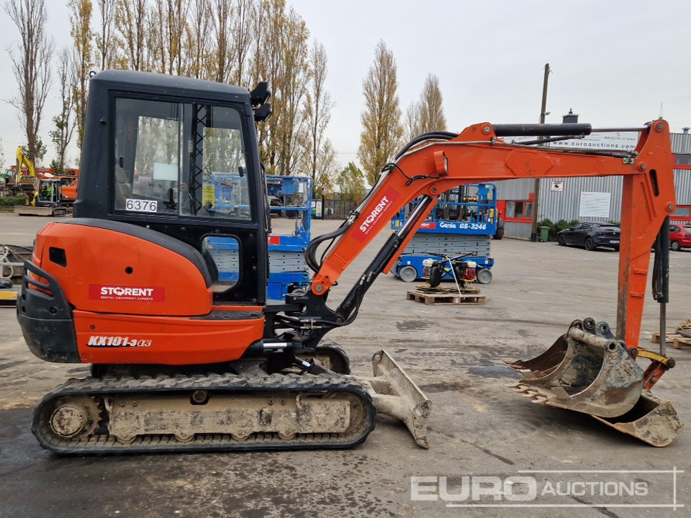 2014 Kubota KX101-3 A3 - Minikotró: 5 kép. 2014 Kubota KX101-3 A3 - Minikotró: 5 kép.