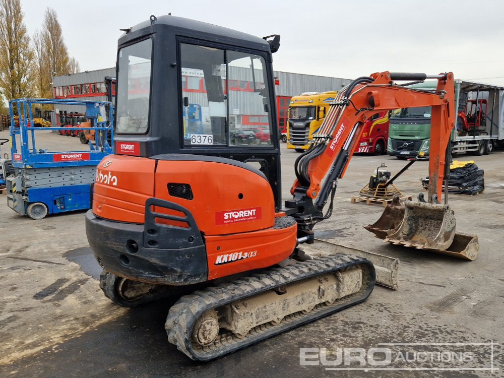 2014 Kubota KX101-3 A3 - Minikotró: 4 kép. 2014 Kubota KX101-3 A3 - Minikotró: 4 kép.