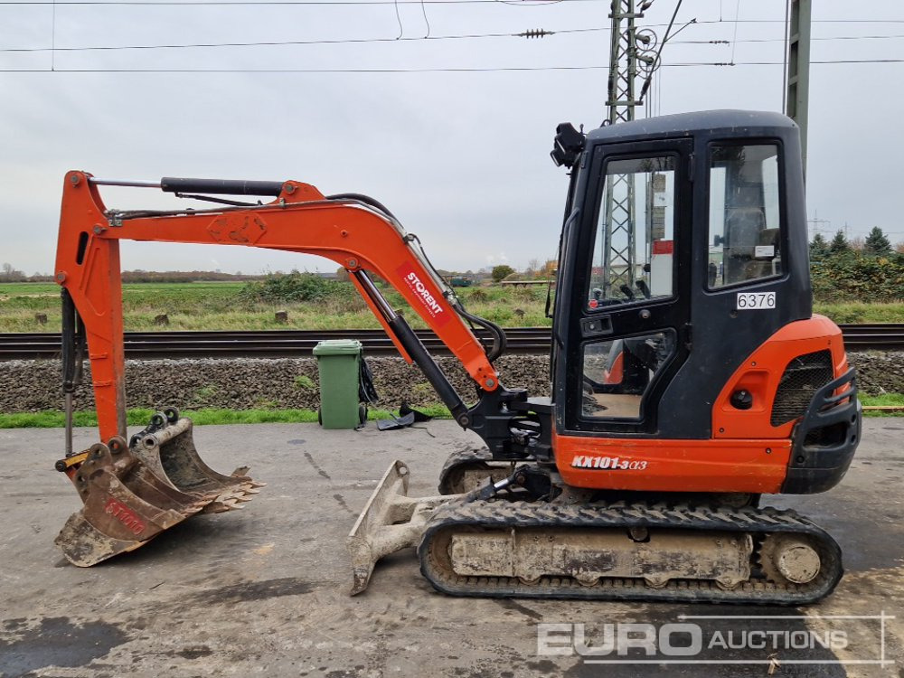 2014 Kubota KX101-3 A3 - Minikotró: 2 kép. 2014 Kubota KX101-3 A3 - Minikotró: 2 kép.