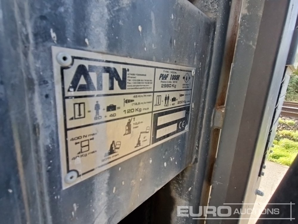 Oszlopos személyemelő 2015 ATN PIAF1000R: 23 kép.