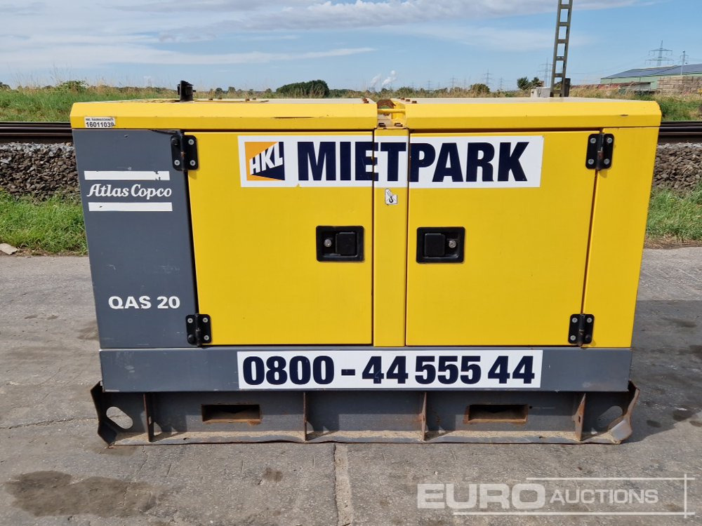 2016 Atlas Copco QAS20 - Áramfejlesztő: 5 kép. 2016 Atlas Copco QAS20 - Áramfejlesztő: 5 kép.