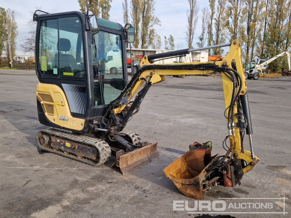 Minikotró 2016 Yanmar SV18: 6 kép.