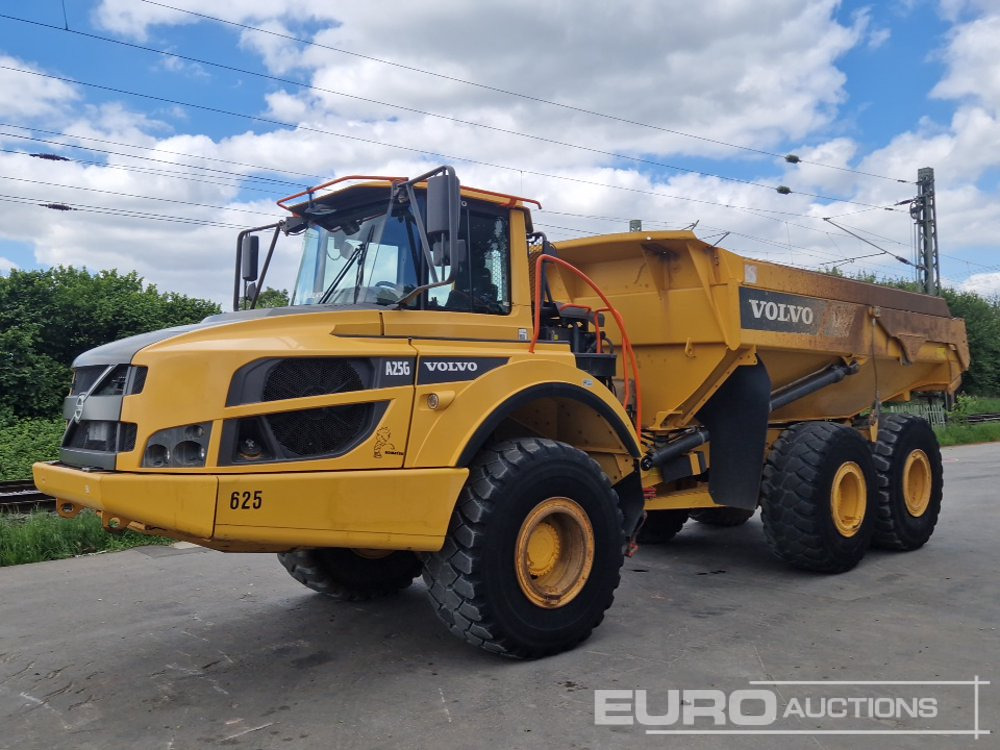 2017 Volvo A25G - Csuklós dömper: 1 kép. 2017 Volvo A25G - Csuklós dömper: 1 kép.