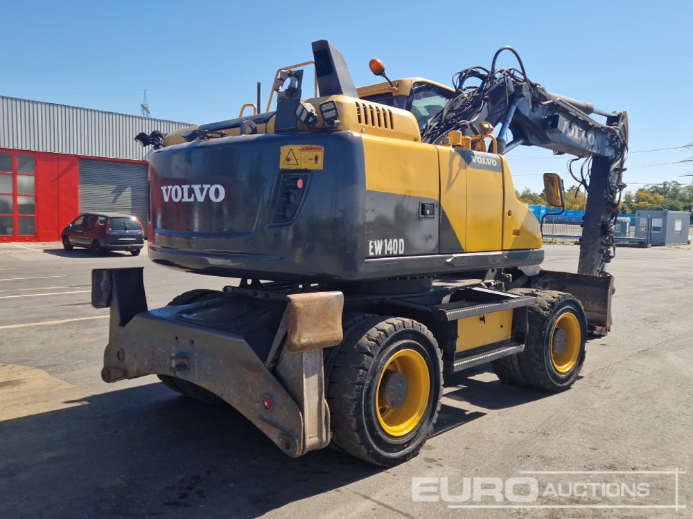 2017 Volvo EW140D - Gumikerekes kotró: 5 kép. 2017 Volvo EW140D - Gumikerekes kotró: 5 kép.