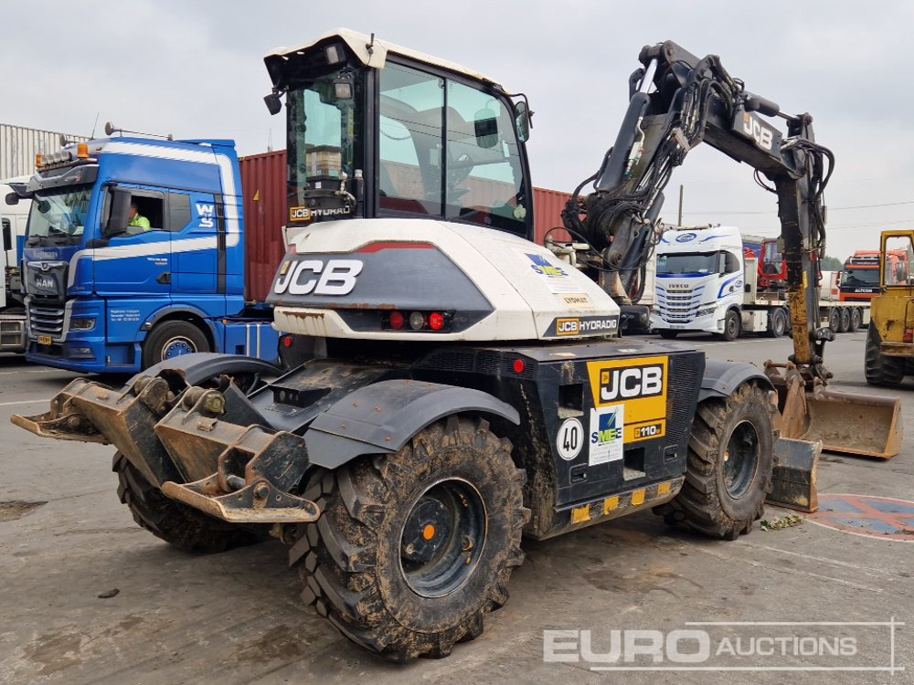2018 JCB Hydradig HD110WT - Gumikerekes kotró: 5 kép. 2018 JCB Hydradig HD110WT - Gumikerekes kotró: 5 kép.