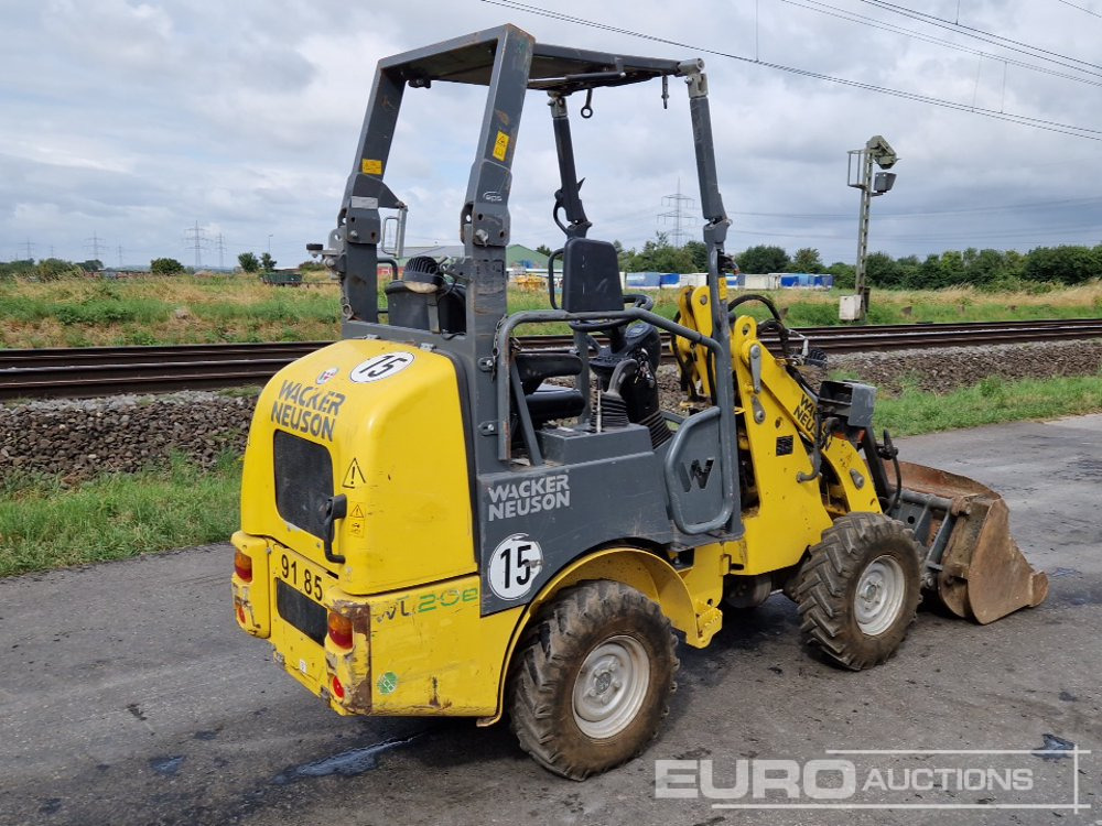 2018 Wacker Neuson WL20E - Gumikerekes homlokrakodó: 4 kép. 2018 Wacker Neuson WL20E - Gumikerekes homlokrakodó: 4 kép.