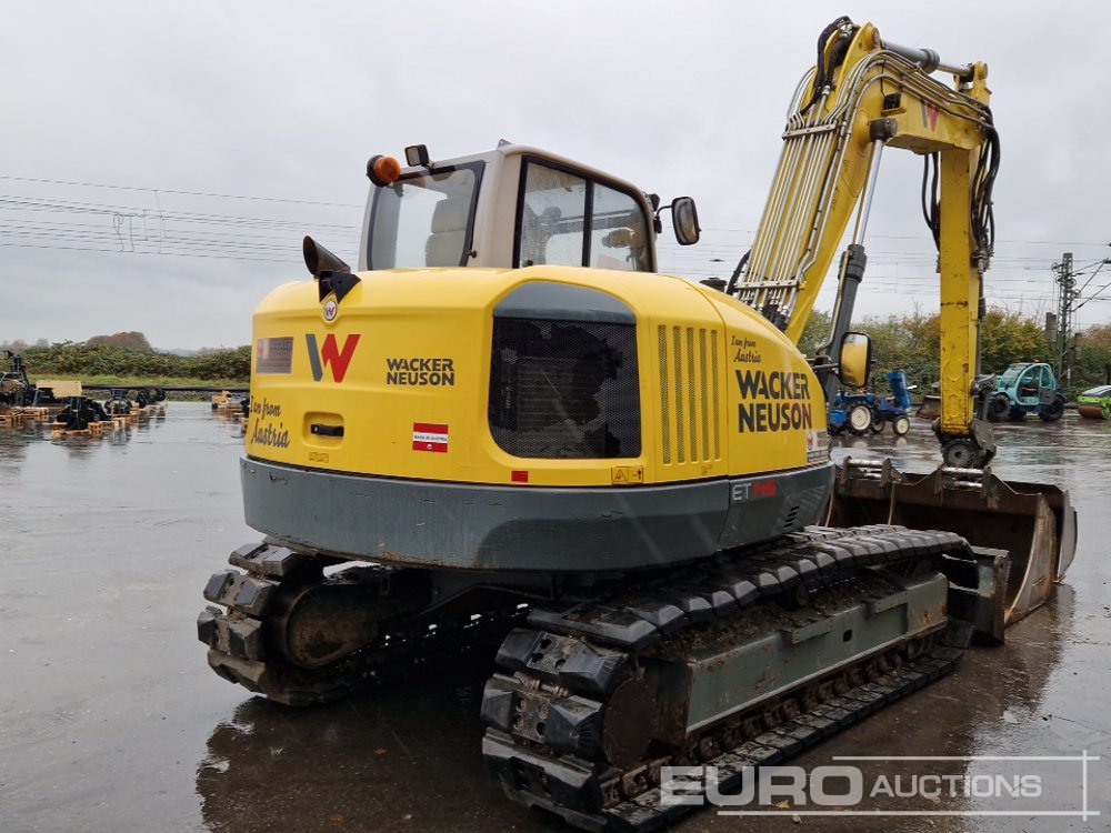 2019 Wacker Neuson ET145 - Lánctalpas kotró: 5 kép. 2019 Wacker Neuson ET145 - Lánctalpas kotró: 5 kép.