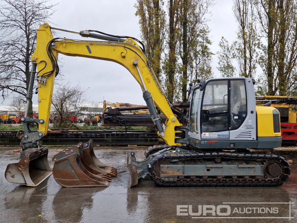 2019 Wacker Neuson ET145 - Lánctalpas kotró: 2 kép. 2019 Wacker Neuson ET145 - Lánctalpas kotró: 2 kép.