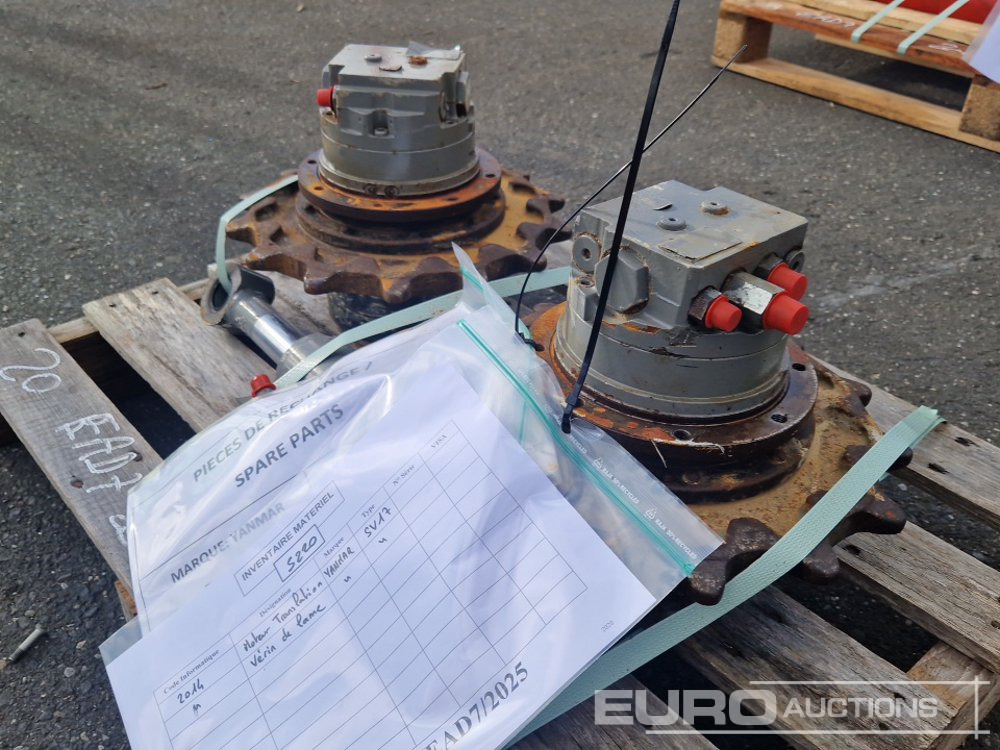 Final Drive (2 of) + Cylinder to suit Yanmar SV17 - Alkatrész - Kotrógép: 2 kép. Final Drive (2 of) + Cylinder to suit Yanmar SV17 - Alkatrész - Kotrógép: 2 kép.