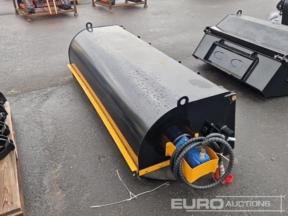 Unused 2025 GIYI Boxbroom Sweeper to suit Skidsteer Loader - Anyagmozgató gép: 1 kép. Unused 2025 GIYI Boxbroom Sweeper to suit Skidsteer Loader - Anyagmozgató gép: 1 kép.