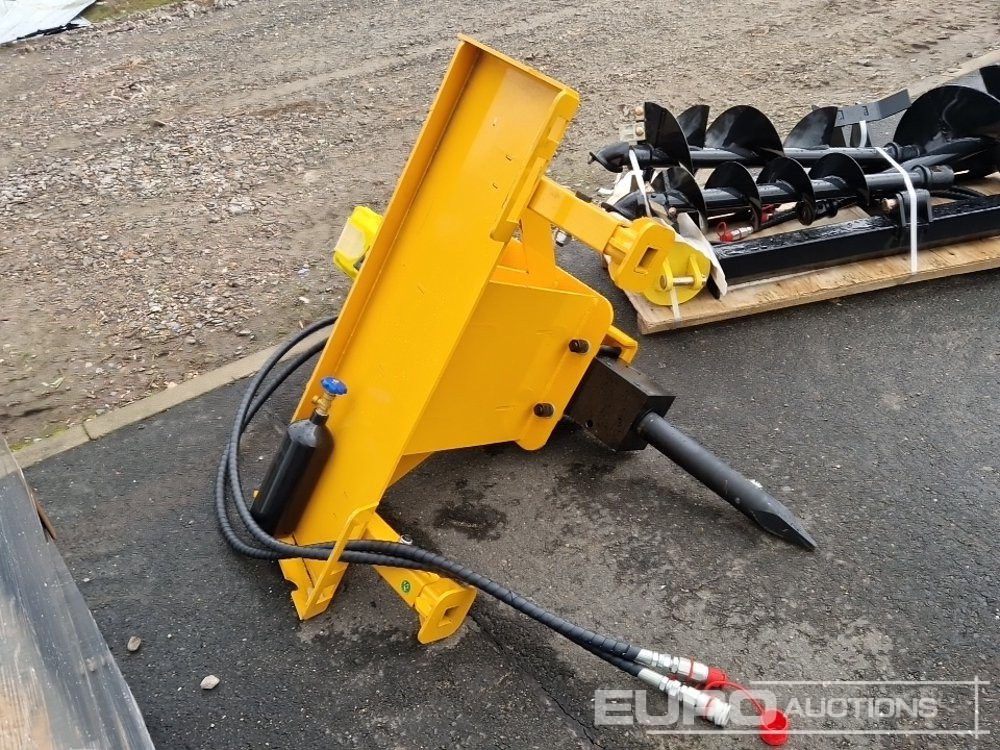 Unused 2025 GIYI Breaker to suit Skidsteer Loader - Anyagmozgató gép: 4 kép. Unused 2025 GIYI Breaker to suit Skidsteer Loader - Anyagmozgató gép: 4 kép.