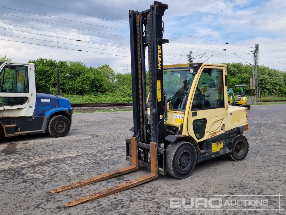 Hyster H5.5FT - Villás targonca: 1 kép. Hyster H5.5FT - Villás targonca: 1 kép.