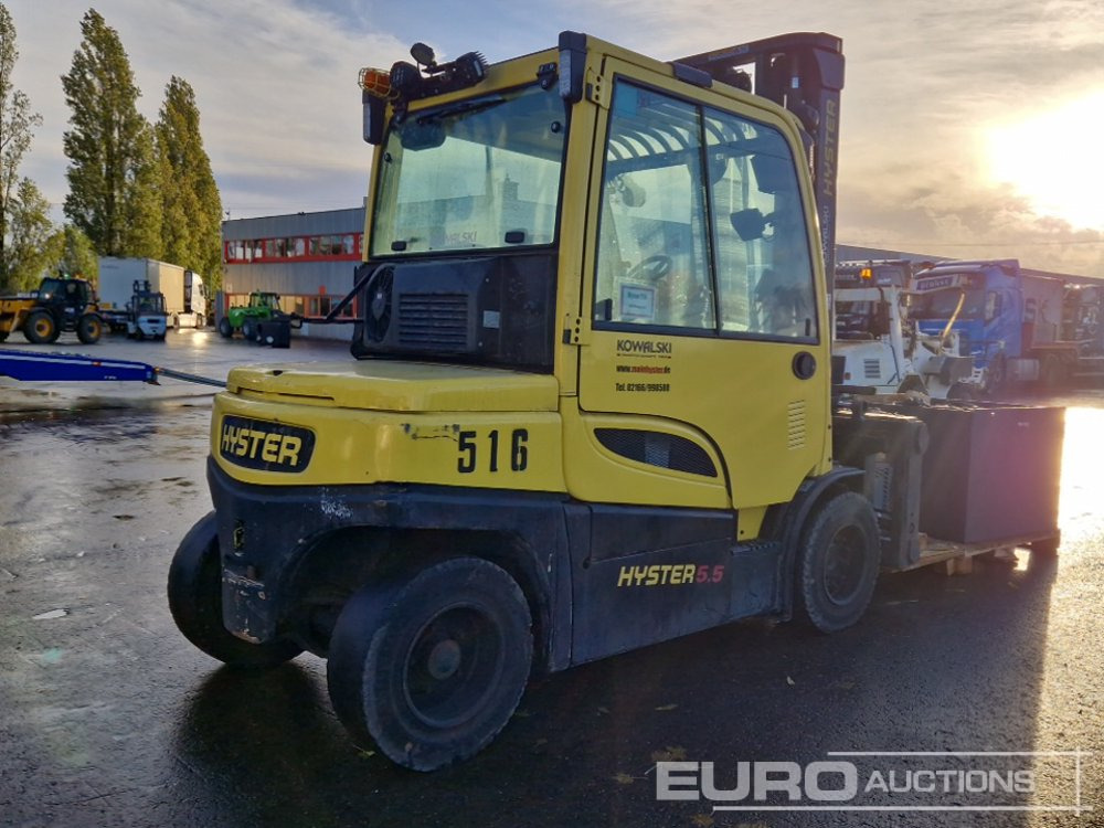 Hyster J5.5XN - Villás targonca: 4 kép. Hyster J5.5XN - Villás targonca: 4 kép.