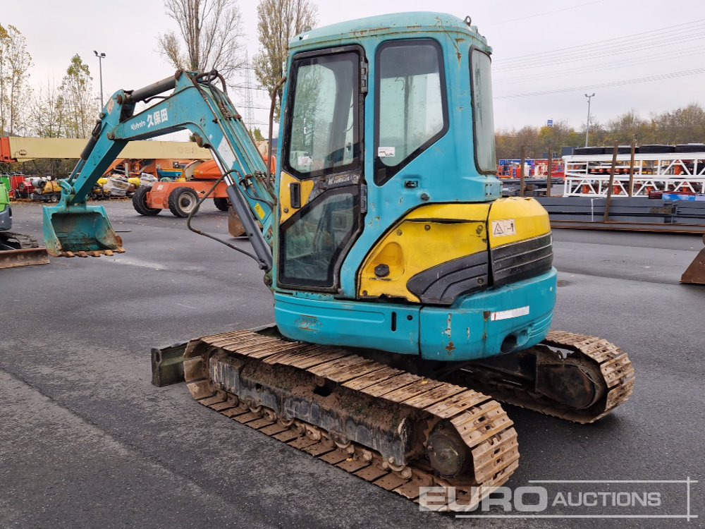 Kubota KX155-3SZ - Minikotró: 3 kép. Kubota KX155-3SZ - Minikotró: 3 kép.