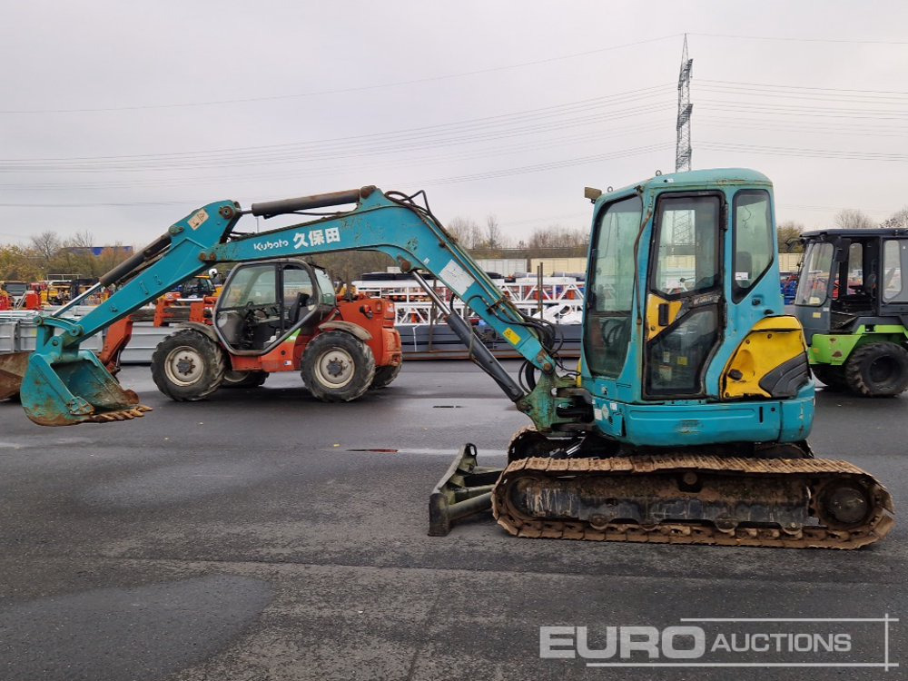 Kubota KX155-3SZ - Minikotró: 2 kép. Kubota KX155-3SZ - Minikotró: 2 kép.