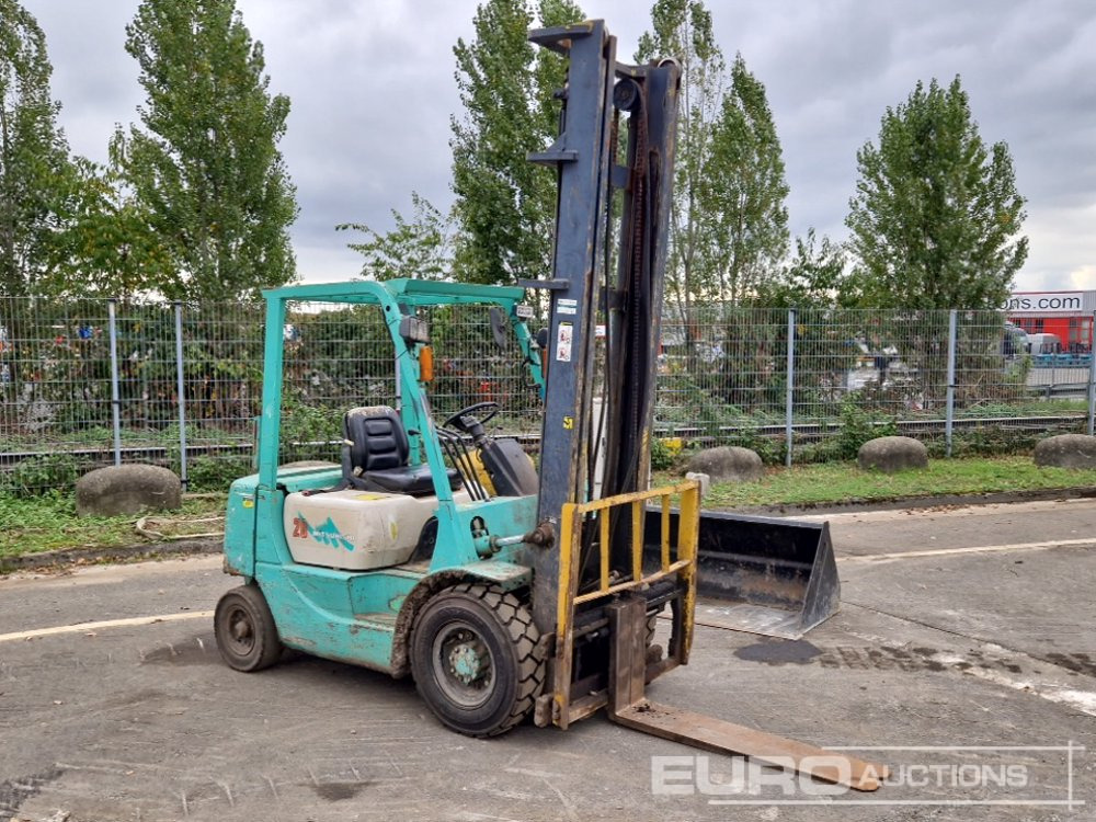 Villás targonca Mitsubishi FD20: 6 kép.