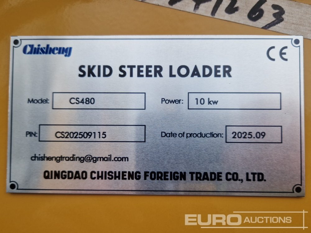 Mini homlokrakodó Unused 2025 Chisheng CS480: 21 kép. Mini homlokrakodó Unused 2025 Chisheng CS480: 21 kép.