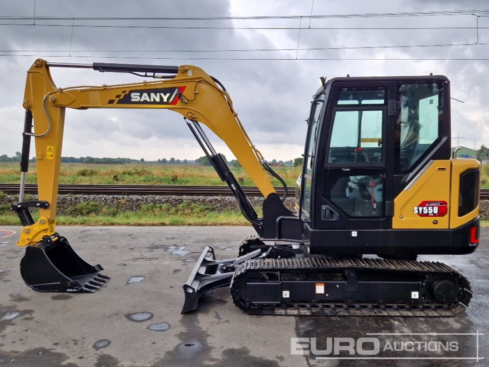 Unused 2025 Sany SY55UC - Minikotró: 2 kép. Unused 2025 Sany SY55UC - Minikotró: 2 kép.