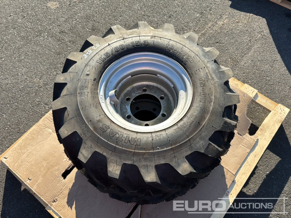 Unused Mitas 11.5/80-15.3 Tyre & Rim (2 of) - Gumiabroncs: 5 kép. Unused Mitas 11.5/80-15.3 Tyre & Rim (2 of) - Gumiabroncs: 5 kép.
