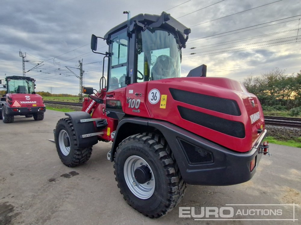 Unused Yanmar V100 - Gumikerekes homlokrakodó: 3 kép. Unused Yanmar V100 - Gumikerekes homlokrakodó: 3 kép.