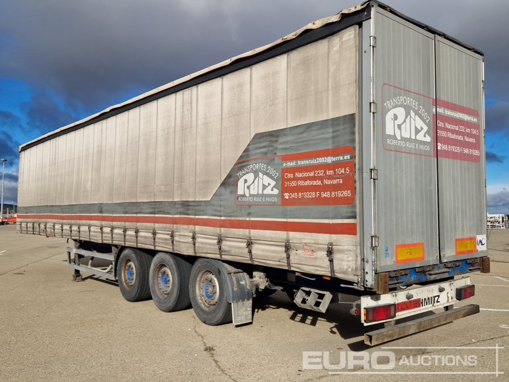 2001 Trailer Profi PRSH24 3 Axle Cuartainsider Trailer (Spanish Reg Docs Available / Documentación Española Disponible) - Ponyvás félpótkocsi: 4 kép. 2001 Trailer Profi PRSH24 3 Axle Cuartainsider Trailer (Spanish Reg Docs Available / Documentación Española Disponible) - Ponyvás félpótkocsi: 4 kép.