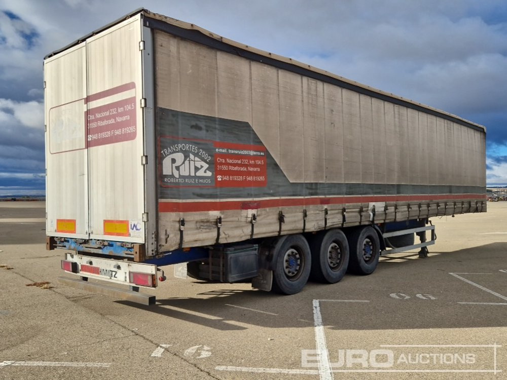 2001 Trailer Profi PRSH24 3 Axle Cuartainsider Trailer (Spanish Reg Docs Available / Documentación Española Disponible) - Ponyvás félpótkocsi: 3 kép. 2001 Trailer Profi PRSH24 3 Axle Cuartainsider Trailer (Spanish Reg Docs Available / Documentación Española Disponible) - Ponyvás félpótkocsi: 3 kép.