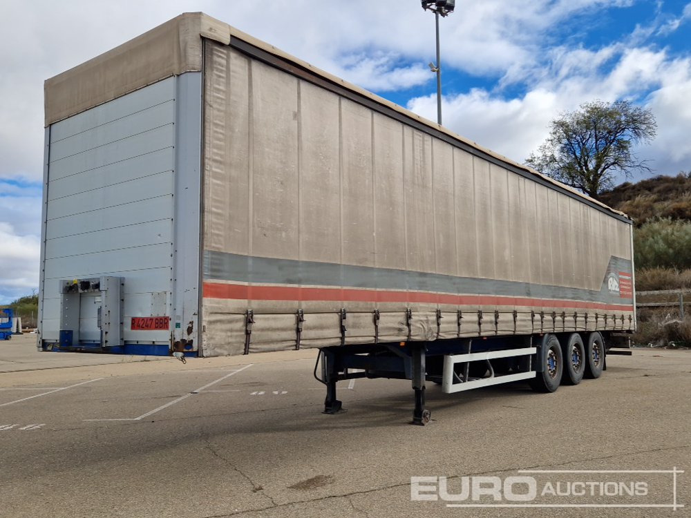2001 Trailer Profi PRSH24 3 Axle Cuartainsider Trailer (Spanish Reg Docs Available / Documentación Española Disponible) - Ponyvás félpótkocsi: 1 kép. 2001 Trailer Profi PRSH24 3 Axle Cuartainsider Trailer (Spanish Reg Docs Available / Documentación Española Disponible) - Ponyvás félpótkocsi: 1 kép.