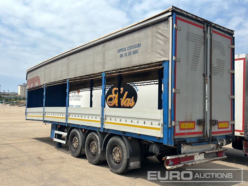 2004 Leciñena AR-13600 - Ponyvás félpótkocsi: 3 kép. 2004 Leciñena AR-13600 - Ponyvás félpótkocsi: 3 kép.