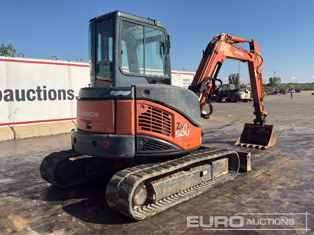 2005 Hitachi ZX50U-2 - Minikotró: 5 kép. 2005 Hitachi ZX50U-2 - Minikotró: 5 kép.