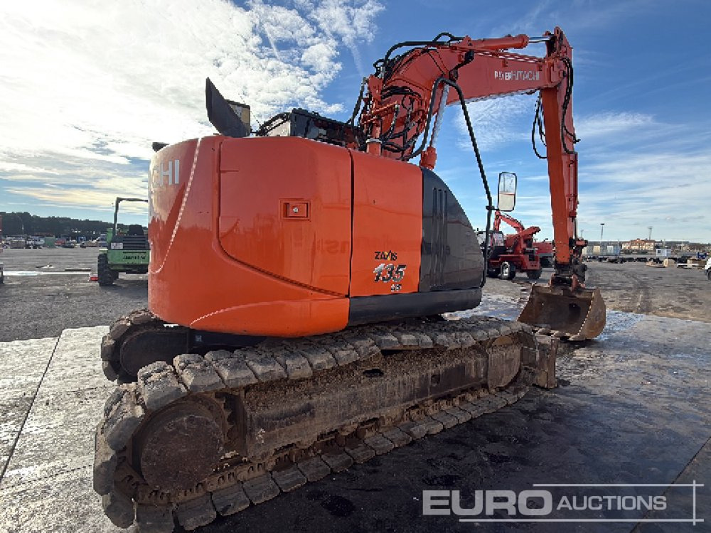 2016 Hitachi ZX135US-5B - Lánctalpas kotró: 5 kép. 2016 Hitachi ZX135US-5B - Lánctalpas kotró: 5 kép.