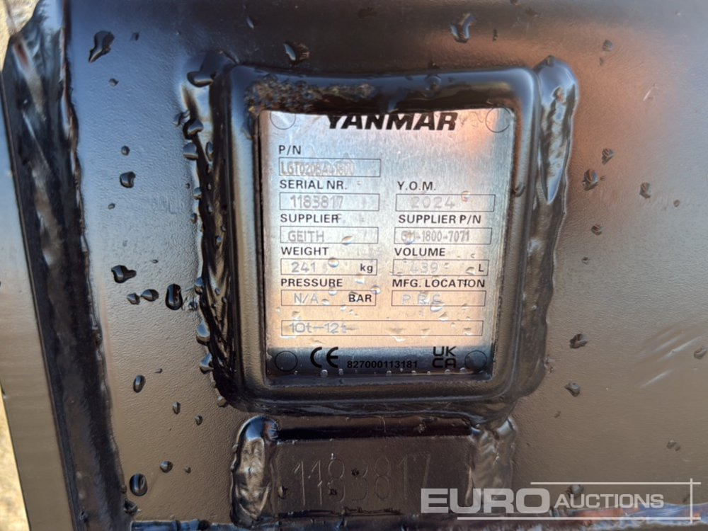 2024 Yanmar LG1020BA4180U - Kanál: 5 kép. 2024 Yanmar LG1020BA4180U - Kanál: 5 kép.