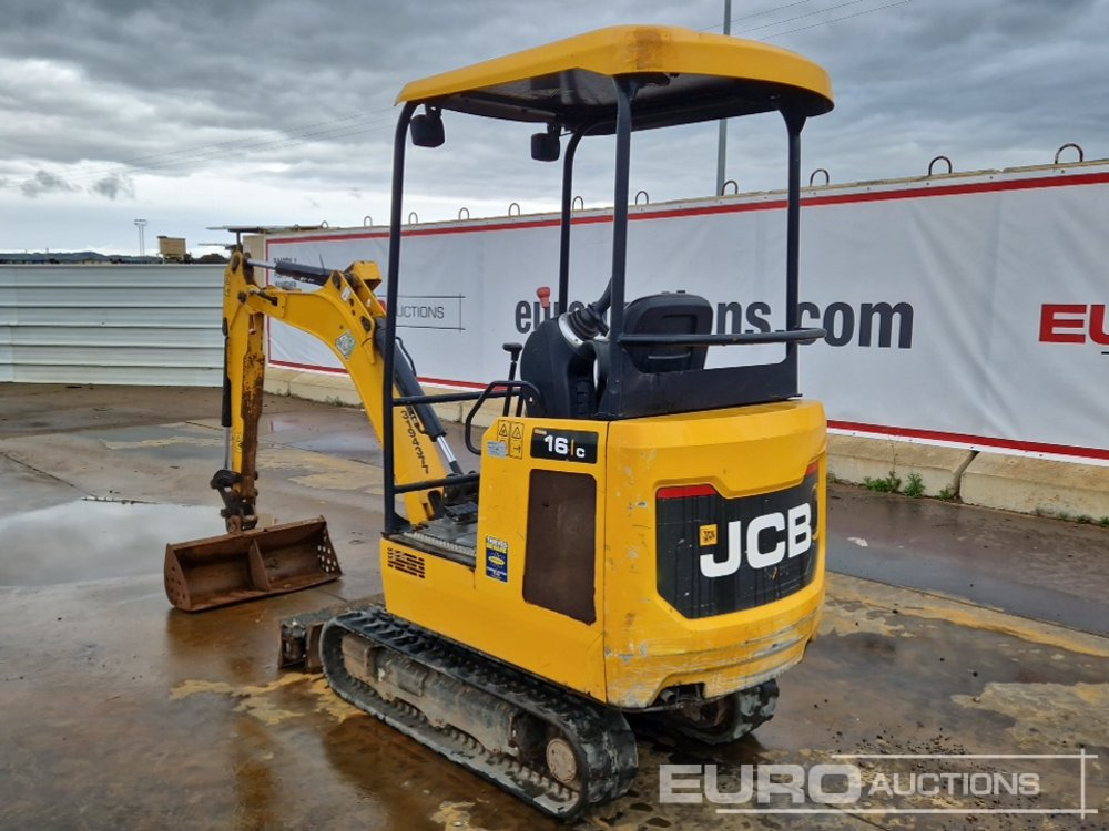 JCB 16C-1 - Minikotró: 3 kép. JCB 16C-1 - Minikotró: 3 kép.