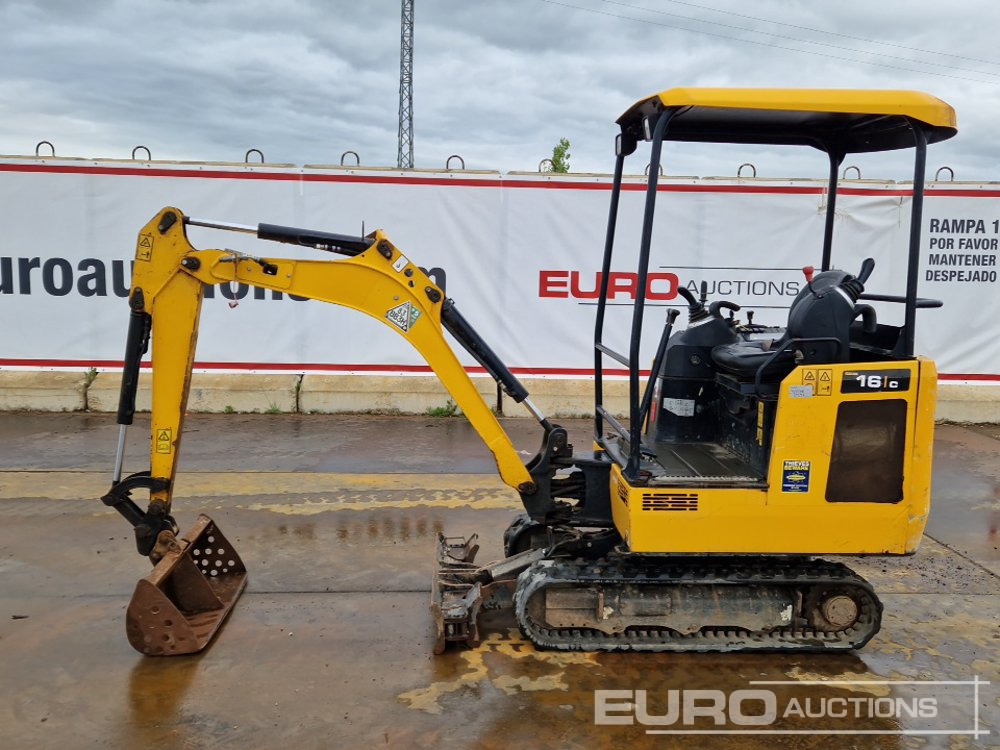 JCB 16C-1 - Minikotró: 2 kép. JCB 16C-1 - Minikotró: 2 kép.