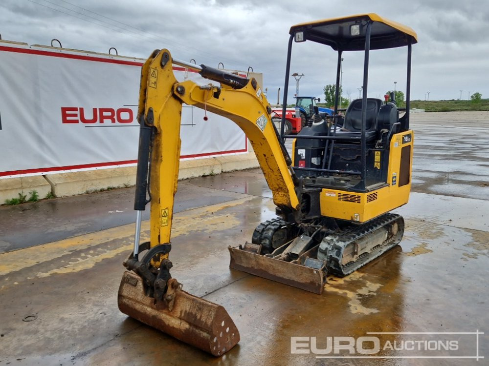 JCB 16C-1 - Minikotró: 1 kép. JCB 16C-1 - Minikotró: 1 kép.