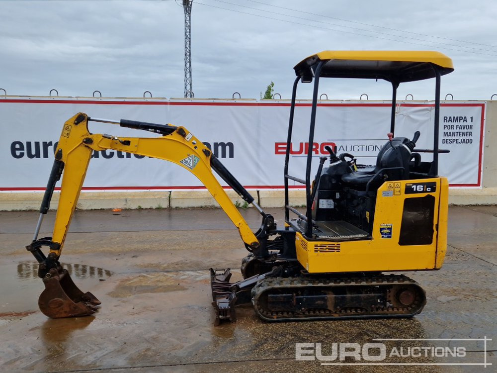 JCB 16C-1 - Minikotró: 2 kép. JCB 16C-1 - Minikotró: 2 kép.
