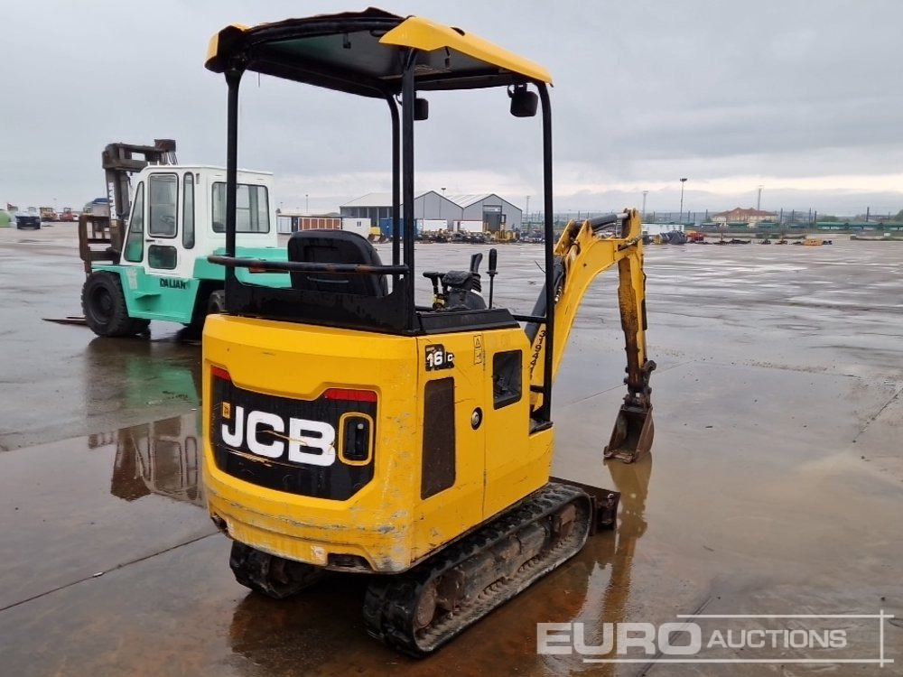 JCB 16C-1 - Minikotró: 5 kép. JCB 16C-1 - Minikotró: 5 kép.