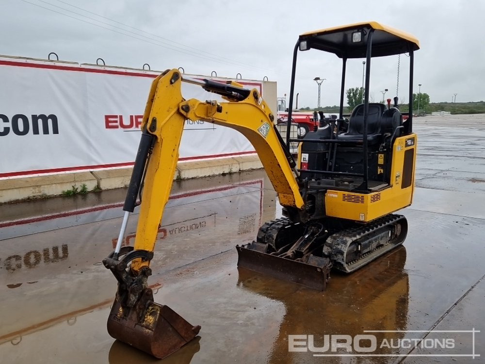 JCB 16C-1 - Minikotró: 1 kép. JCB 16C-1 - Minikotró: 1 kép.