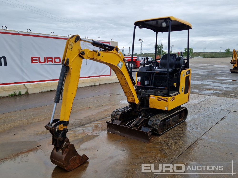 JCB 16C-1 - Minikotró: 1 kép. JCB 16C-1 - Minikotró: 1 kép.