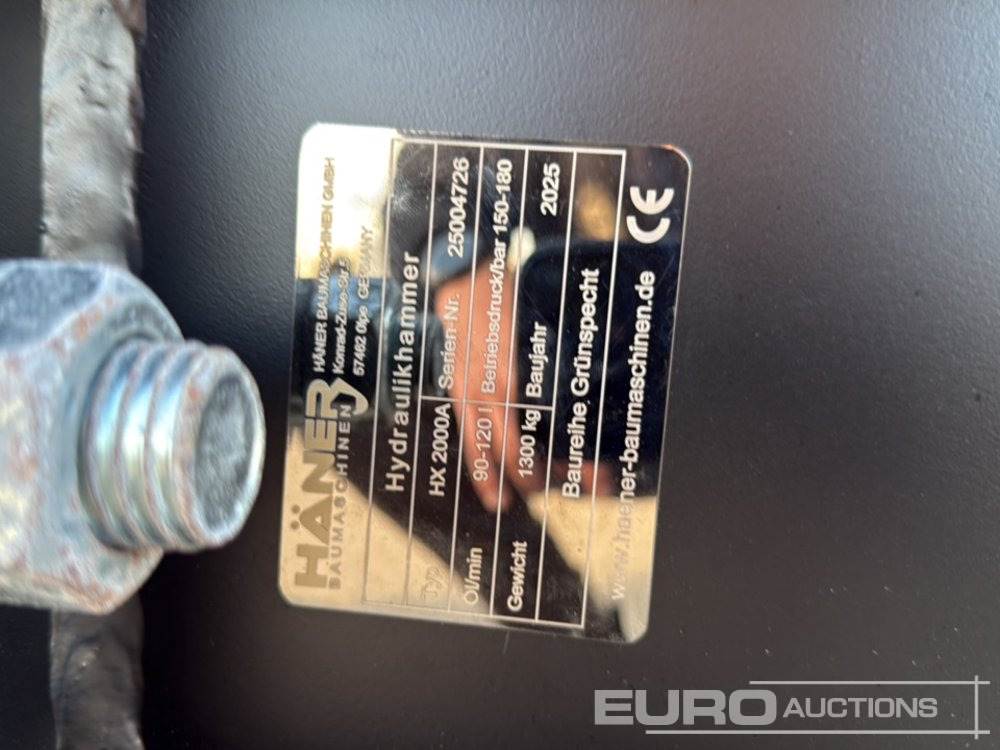Unused 2025 Häner HX2000A - Hidraulikus törőfej: 5 kép. Unused 2025 Häner HX2000A - Hidraulikus törőfej: 5 kép.