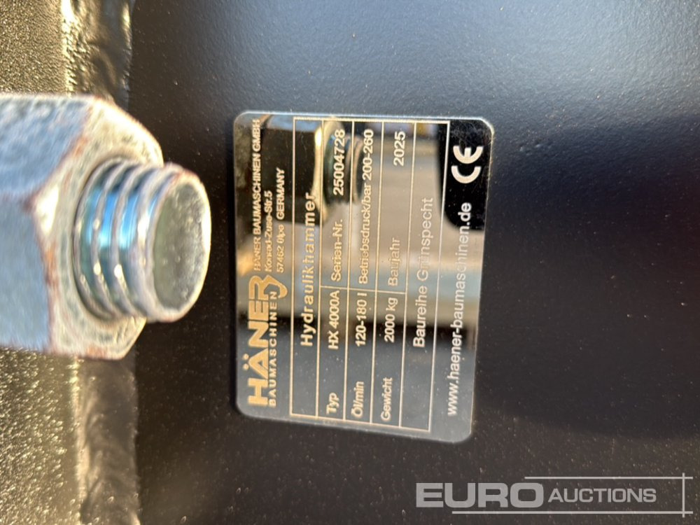 Unused 2025 Häner HX4000A - Hidraulikus törőfej: 5 kép. Unused 2025 Häner HX4000A - Hidraulikus törőfej: 5 kép.
